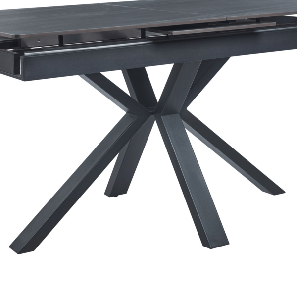 Nowoczesny Stół Rozkładany Prostokątny do Jadalni Salonu Loft 140-180x85 cm GRISE