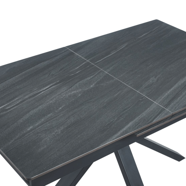 Nowoczesny Stół Rozkładany Prostokątny do Jadalni Salonu Loft 140-180x85 cm GRISE