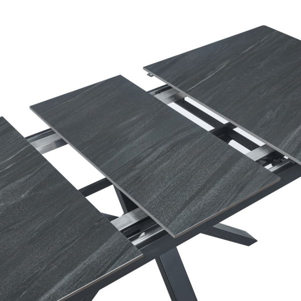 Nowoczesny Stół Rozkładany Prostokątny do Jadalni Salonu Loft 140-180x85 cm GRISE