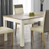 Duży Stół Rozkładany do Jadalni Salonu Prostokątny 160-300x90 cm Dąb Sonoma Biały SEWERYN Halmar