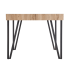 Industrialny Stół do Salonu Jadalni Loft Metalowe Nogi 170x90 Dąb San Remo Czarny YOHANN Halmar
