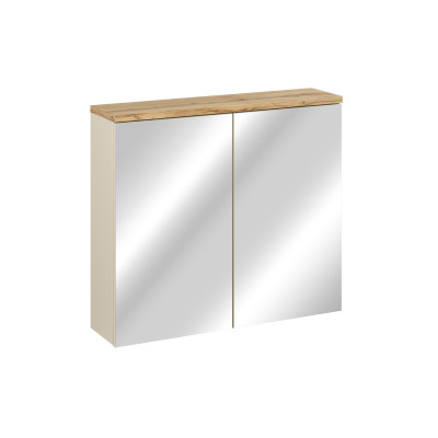Szafka Z Lustrem 80Cm 2 Drzwi