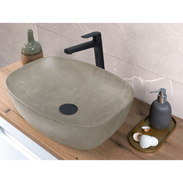 Zestaw Meblowy 80Cm Z Blatem I Umywalką Nablatową Anna