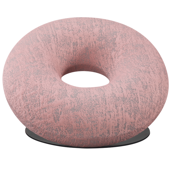 Nowoczesny Fotel Wypoczynkowy Designerski do Cukierni Restauracji Różowy Stylowy DONUT