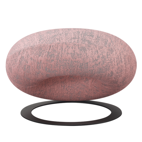 Nowoczesny Fotel Wypoczynkowy Designerski do Cukierni Restauracji Różowy Stylowy DONUT