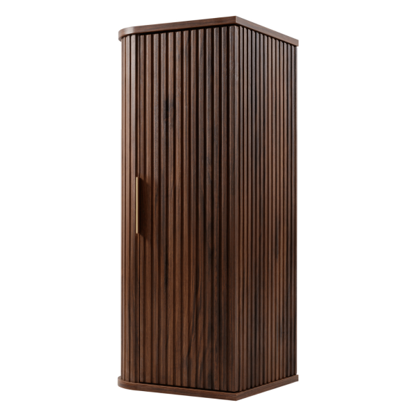 Półsłupek Wiszący Łazienkowy Dąb Orzech Mat 79 cm Ryfle Nowoczesny ELEGANCE