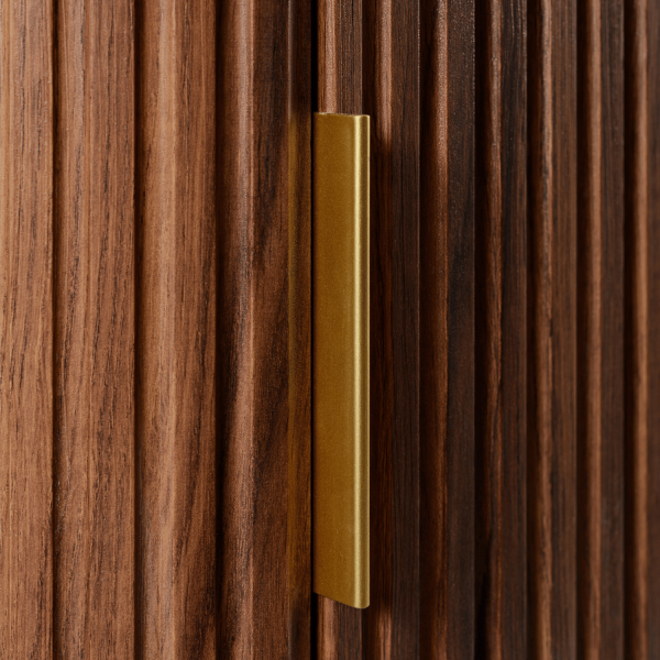 Półsłupek Wiszący Łazienkowy Dąb Orzech Mat 79 cm Ryfle Nowoczesny ELEGANCE