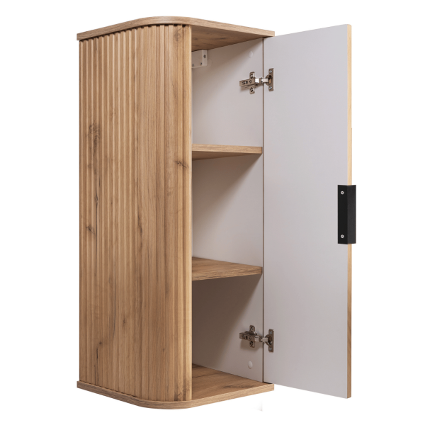 Półsłupek Wiszący Matowy 79 cm Ryflowany Dąb Craft Złoty Nowoczesny ELEGANCE