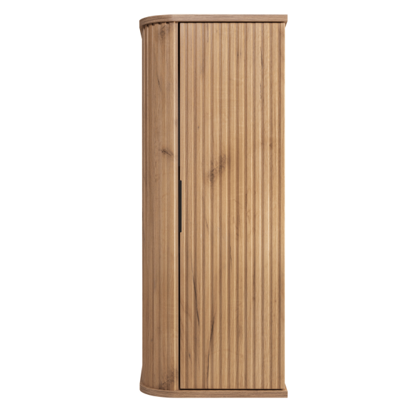 Półsłupek Wiszący Matowy 79 cm Ryflowany Dąb Craft Złoty Nowoczesny ELEGANCE