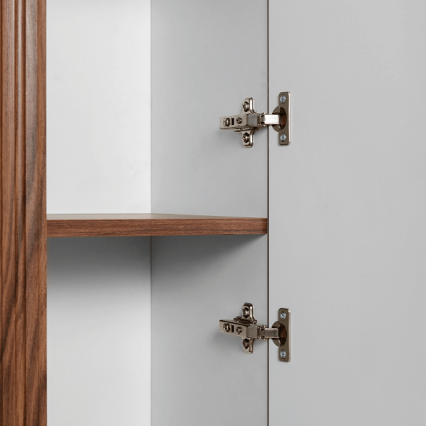 Półsłupek Wiszący Łazienkowy Dąb Orzech Mat 79 cm Ryfle Nowoczesny ELEGANCE