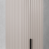 Elegancki Kaszmirowy Półsłupek Łazienkowy 79 cm Beżowy Ryfle Nowoczesny ELEGANCE