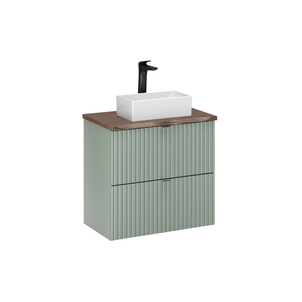 Set-Lrg B Nat Casella 60Cm Un Gaja Zestaw Meblowy 60Cm Z Blatem I Umywalką Nablatową Gaja / Furniture Set 60Cm With Countertop A
