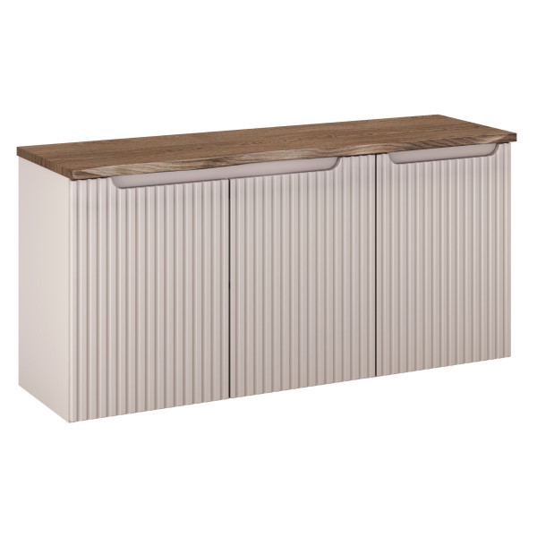 Set-Noc B Nat Casella 120Cm Zestaw Meblowy 120Cm Z Blatem I Szafką Z Koszem Na Pranie / Furniture Set 120Cm With Countertop And 