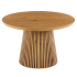 Okrągły Stół Rozkładany do Salonu Jadalni 120-160/200 cm Lamele Dąb ROND