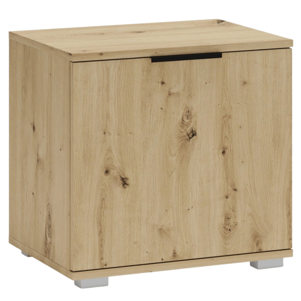 Nowoczesna Szafka do Przedpokoju Minimalizm Boho Skandynawski Dąb Artisan CLIF ST-50 Halmar
