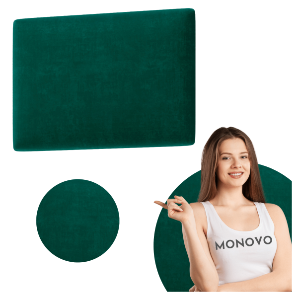 Panel C Ścienny Welurowy do Przedpokoju Loft Velvet Zielony Bluvel 78 CLIF P-50 Halmar