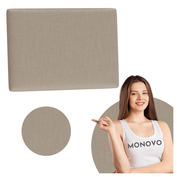Panel Ścienny Welurowy do Przedpokoju Loft Velvet Beżowy Bluvel 40 CLIF P-50 Halmar