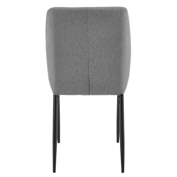 Nowoczesny Zestaw Mebli Stół Rozkładany Szklany 4 Krzesła do Jadalni Kuchni Loft Modern Czarny Popielaty Szary JASPER Halmar
