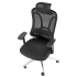 Ergonomiczny Fotel Obrotowy Biurowy do Komputera Modern Czarny Siatka GILBERTO Halmar