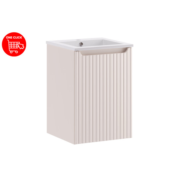 Zestaw Meblowy 40Cm Z Umywalką Meblową Square