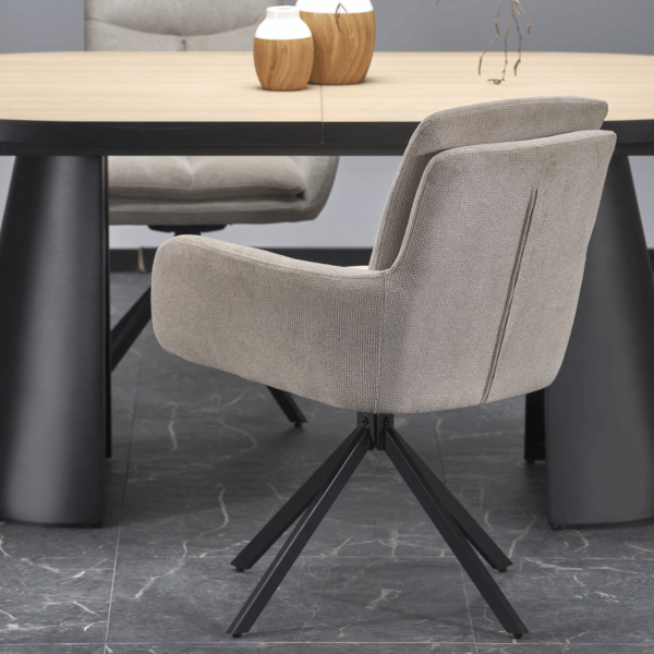 ❤️  Kup Krzesło K495 Beżowe Loft z Podłokietnikami I Styl i Wygoda  ⭐