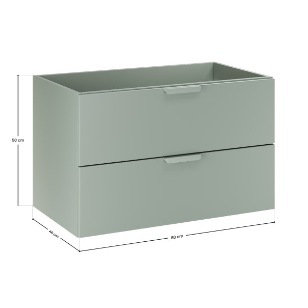 Szafka Pod Umywalkę 80Cm 2 Szuflady