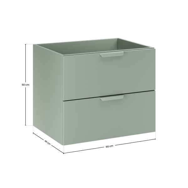 Szafka Pod Umywalkę 60Cm 2 Szuflady