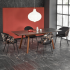 ❤️ Krzesło Tapicerowane Welurowe K506 Kubełkowe Czarne Loft Halmar ⭐