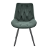 ❤️ Krzesło Tapicerowane Obrotowe do Salonu Loft K519 Zielone Halmar ⭐
