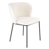 ❤️ Krzesło Tapicerowane Loft Metalowe K518 Kremowe Bouclé Halmar ⭐
