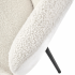 ❤️ Krzesło Tapicerowane Loft Metalowe K518 Kremowe Bouclé Halmar ⭐