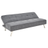 Nowoczesna Sofa Rozkładana Kanapa Wypoczynkowa z Funkcją Spania Skandynawskie Loft Popielate Szare CARLITO Halmar