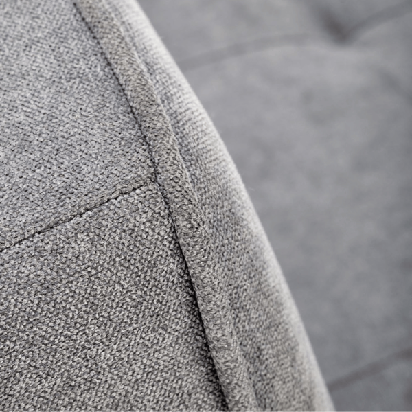 Nowoczesna Sofa Rozkładana Kanapa Wypoczynkowa z Funkcją Spania Skandynawskie Loft Popielate Szare CARLITO Halmar