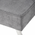 Nowoczesna Sofa Rozkładana Kanapa Wypoczynkowa z Funkcją Spania Skandynawskie Loft Popielate Szare CARLITO Halmar