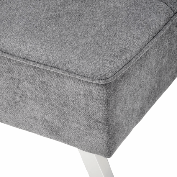 Nowoczesna Sofa Rozkładana Kanapa Wypoczynkowa z Funkcją Spania Skandynawskie Loft Popielate Szare CARLITO Halmar