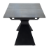 Nowoczesny Prostokątny Stół Rozkładany 180-230 cm do Jadalni do Salonu Niebieski Marmur Loft LUCIANO Halmar