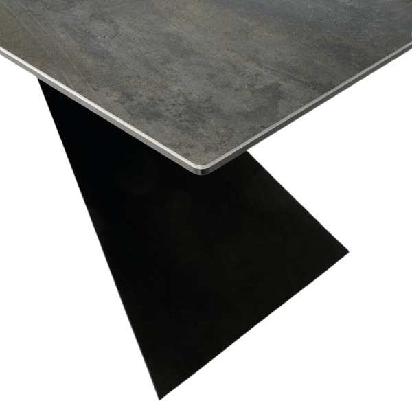 Nowoczesny Prostokątny Stół Rozkładany 180-230 cm do Jadalni do Salonu Niebieski Marmur Loft LUCIANO Halmar