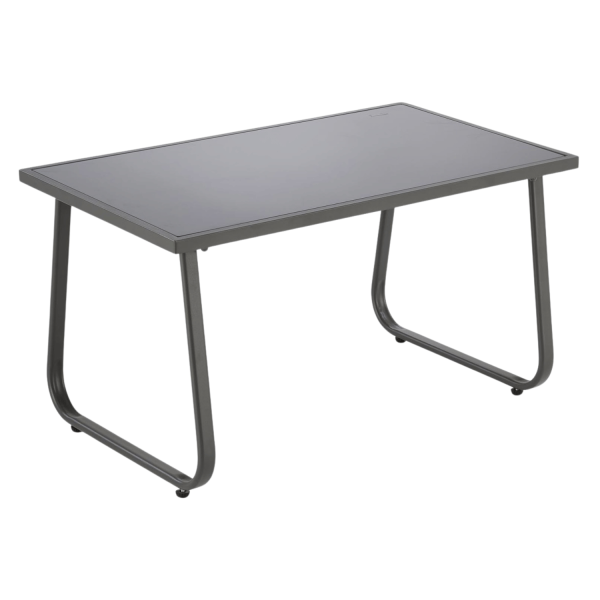 Nowoczesny Zestaw Ogrodowy 2x Fotel Sofa Ława do Ogrodu na Taras Popielaty Szary CONOR Halmar