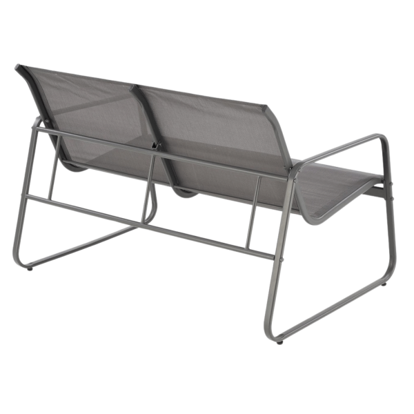 Nowoczesny Zestaw Ogrodowy 2x Fotel Sofa Ława do Ogrodu na Taras Popielaty Szary CONOR Halmar