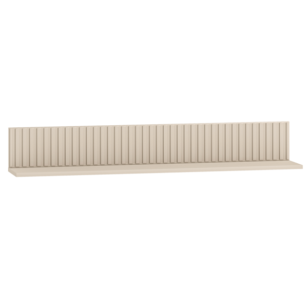 Półka Wisząca do Salonu Sypialni 120 cm Ryflowana Kaszmirowa Glamour SOPHIE 09