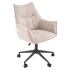 Nowoczesny Stylowy Fotel Obrotowy Gabinetowy do Biura Komputera Loft Beżowy CLIO Halmar