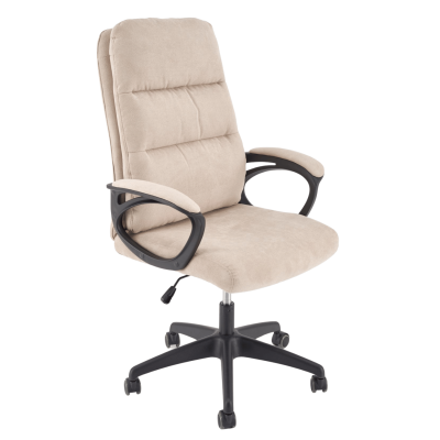 Nowoczesny Fotel Gabinetowy Obrotowy do Biurka Komputera Funkcja TILT Skandynawskie Beżowe SAILOR Halmar