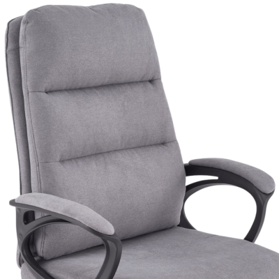Nowoczesny Fotel Gabinetowy Obrotowy do Biurka Komputera Funkcja TILT Skandynawskie Popielaty SAILOR Halmar