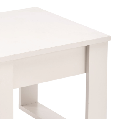 Nowoczesny Stolik Kawowy Kwadratowy z Szufladą do Salonu Skandynawskie Kaszmir NEA Halmar