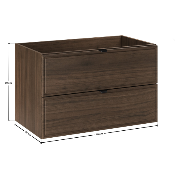 Szafka Pod Umywalkę 80Cm 2 Szuflady