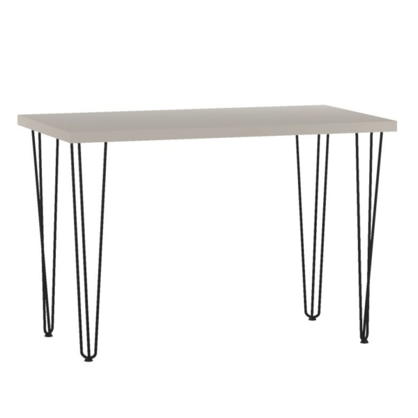 Stół Kuchenny Prostokątny Loft Nowoczesny 68x120 cm Beżowy Kaszmirowy Do Salonu Jadalni NOMA