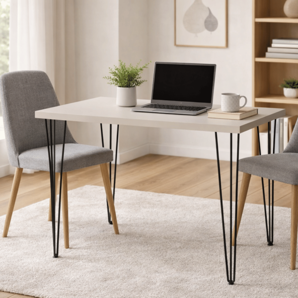 Stół Kuchenny Prostokątny Loft Nowoczesny 68x120 cm Beżowy Kaszmirowy Do Salonu Jadalni NOMA
