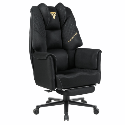 Fotel Obrotowy Gamingowy Ergonomiczny Do Biurka Biurowy Nowoczesny Czarny MOVI