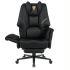 Fotel Obrotowy Gamingowy Ergonomiczny Do Biurka Biurowy Nowoczesny Czarny MOVI