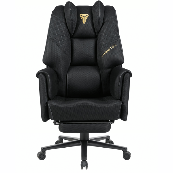 Fotel Obrotowy Gamingowy Ergonomiczny Do Biurka Biurowy Nowoczesny Czarny MOVI